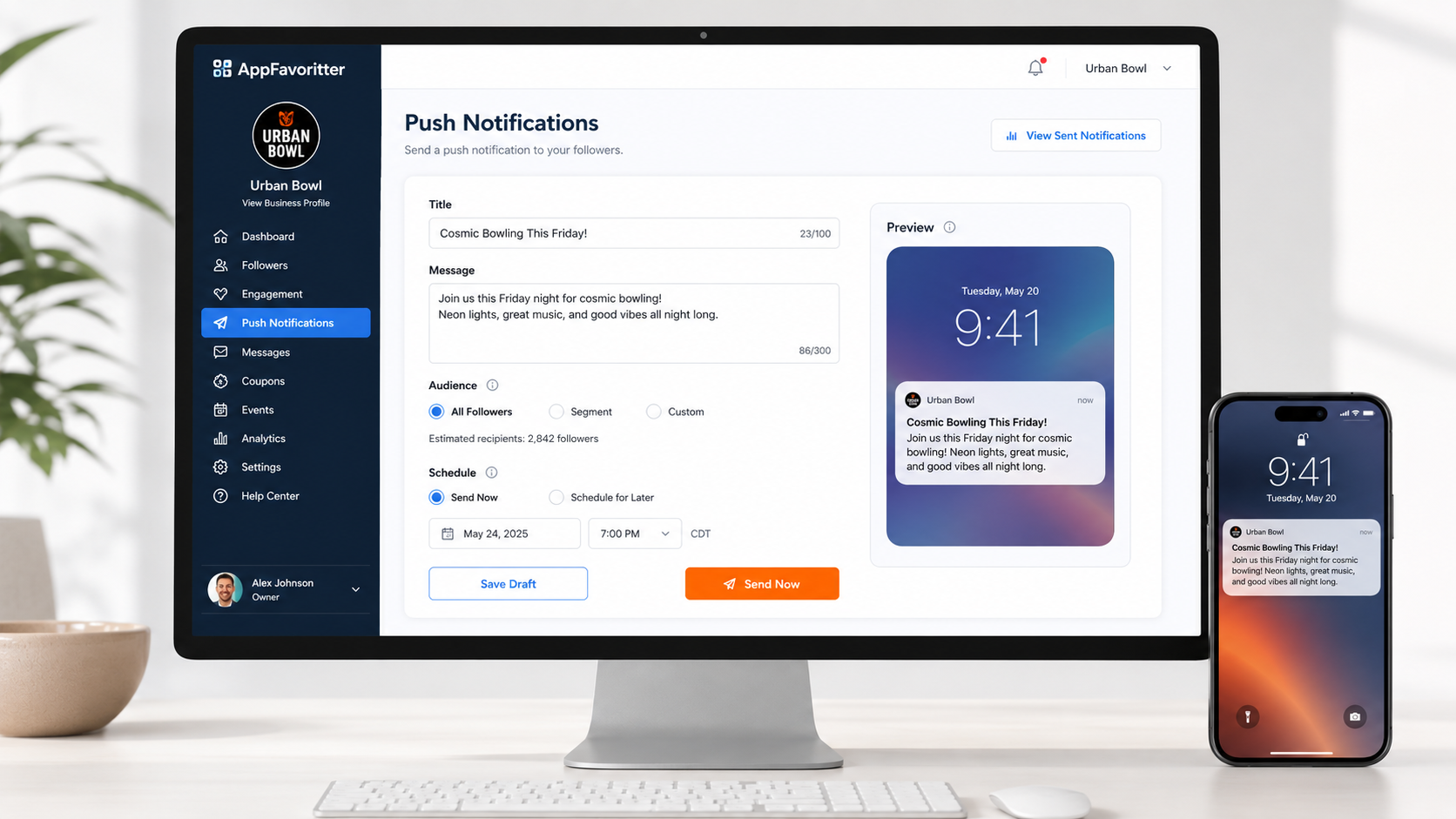 Customize the app profile